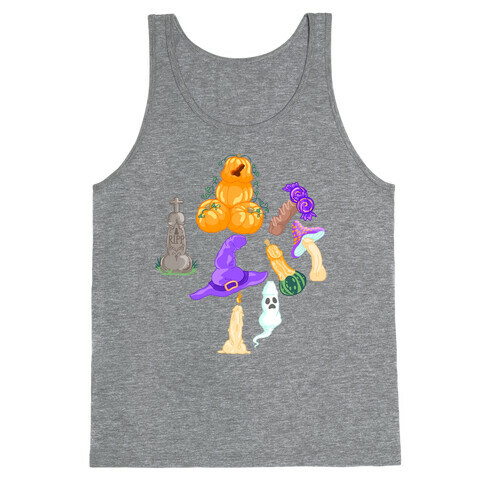 Halloween Peens Pattern Tank Top