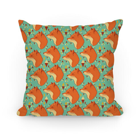 Spirit Fox Pattern Pillow