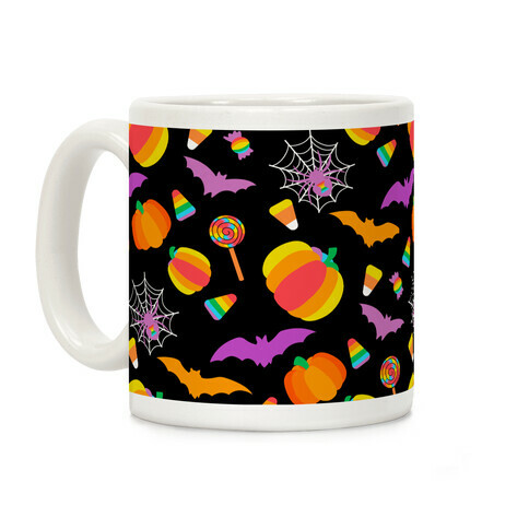 Gay Pride Halloween Pattern Coffee Mug