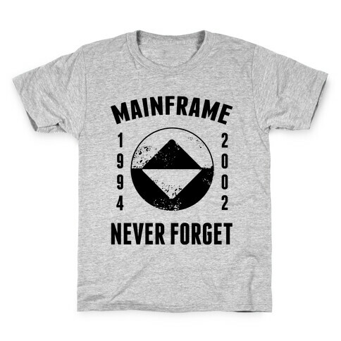 Reboot Mainframe Never Forget Kids T-Shirt