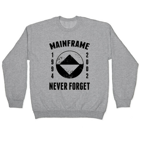 Reboot Mainframe Never Forget Pullover