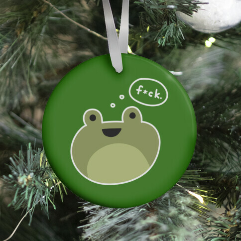 F*ck Frog (Censored) Ornament