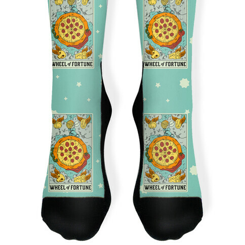 Wheel Of Fortune Pizza Sock