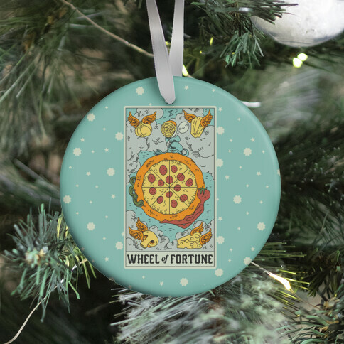 Wheel Of Fortune Pizza Ornament