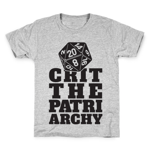 Crit The Patriarchy Kids T-Shirt