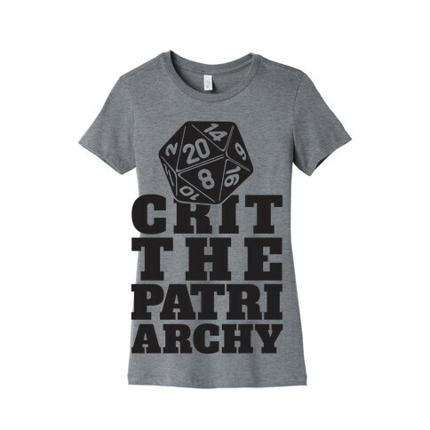 Crit The Patriarchy Womens T-Shirt