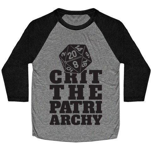 Crit The Patriarchy Baseball Tee