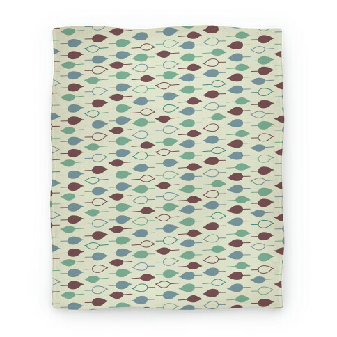 Leaf Pattern Blanket (Green) Blanket