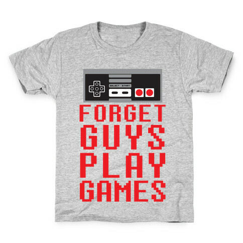 Forget Guys Play Games Kids T-Shirt