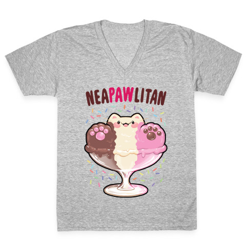 Neapawlitan ice cream V-Neck Tee Shirt