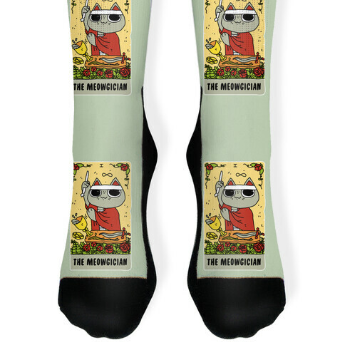 The Meowgician Sock