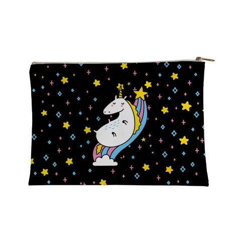 Unicorn On Rainbow Accessory Bag