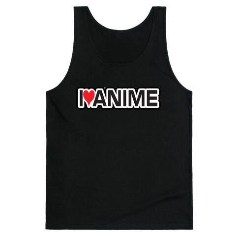 I Love Anime Tank Top