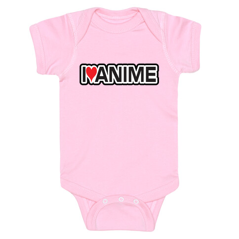 I Love Anime Baby One-Piece