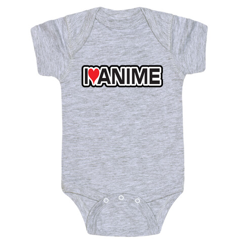 I Love Anime Baby One-Piece