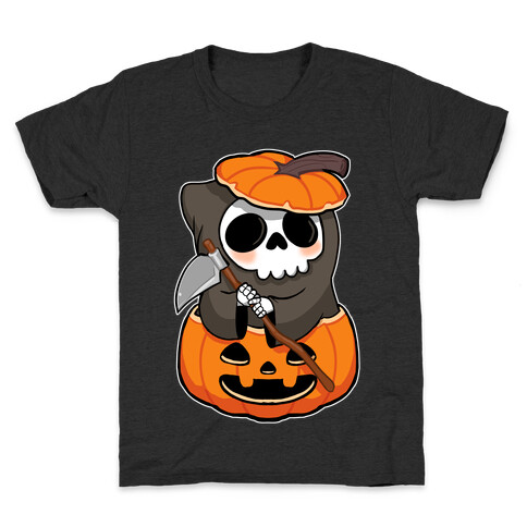 Cute Halloween Grim Reaper Kids T-Shirt