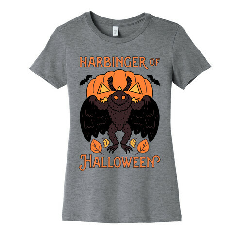 Harbinger of Halloween Mothman Womens T-Shirt