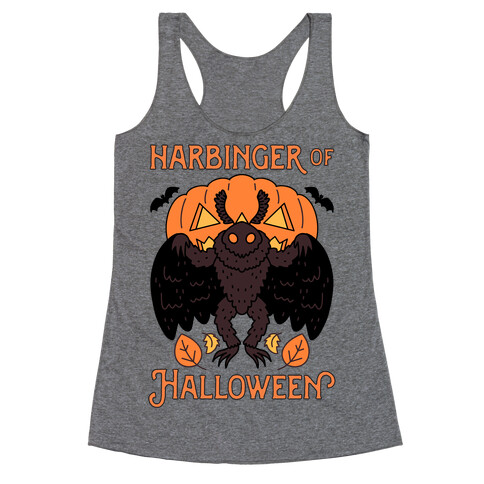 Harbinger of Halloween Mothman Racerback Tank Top