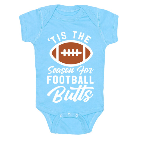 'Tis the Season for Football Butts Baby One-Piece