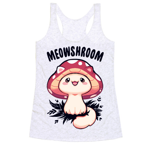 Meowshroom Racerback Tank Top