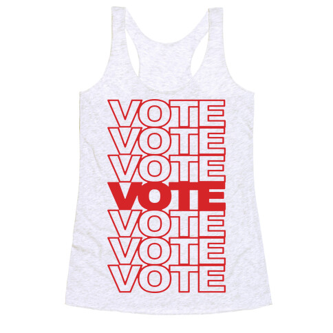 Vote Vote Vote Racerback Tank Top