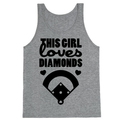 This Girl Loves (Baseball) Diamonds Tank Top