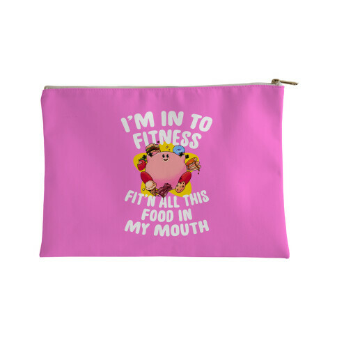 I'm into Fitness (Kirby) Accessory Bag