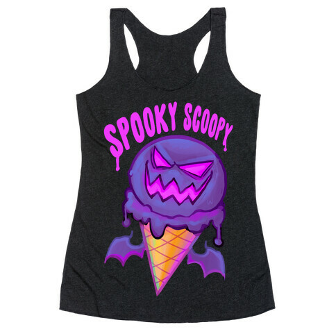 Spooky Scoopy Racerback Tank Top