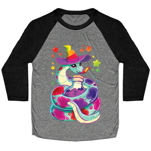 Snake Witch Baseball Tee