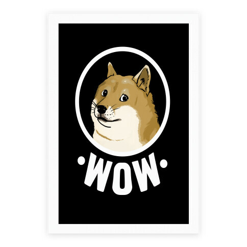 Doge: Wow! Such Design. Poster