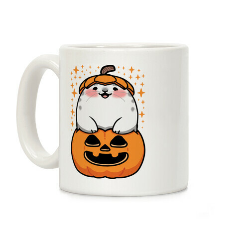 Cute Halloween Seal Coffee Mug