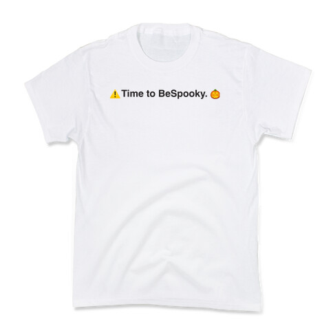 Time to BeSpooky. (BeReal Parody) Kids T-Shirt