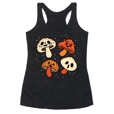 Spooky Mushrooms Racerback Tank Top