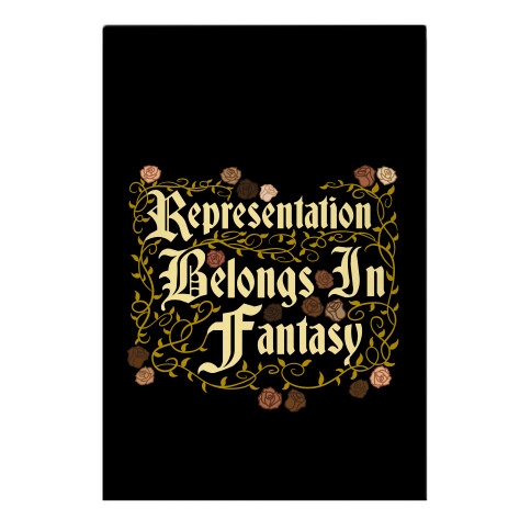 Representation Belongs In Fantasy Garden Flag