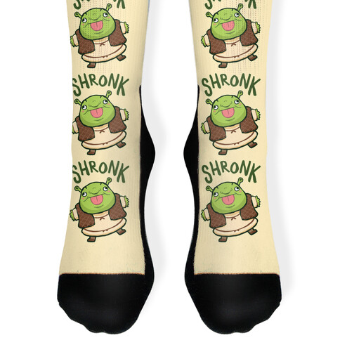 Shronk Derpy Shrek Sock