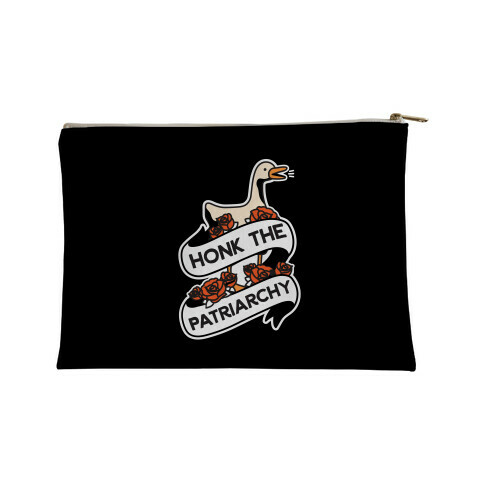 Honk The Patriarchy Goose Accessory Bag