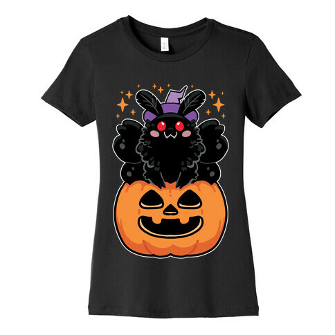 Cute Halloween Mothman Womens T-Shirt