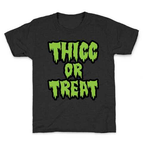 Thicc Or Treat Kids T-Shirt