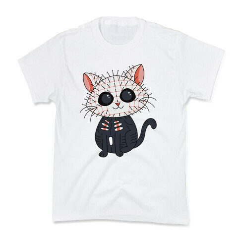 Hellraiser Pinhead Kitten Kids T-Shirt