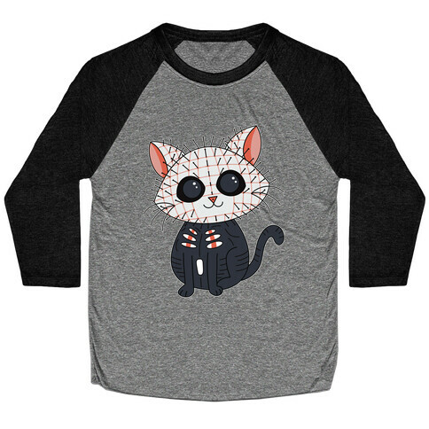 Hellraiser Pinhead Kitten Baseball Tee