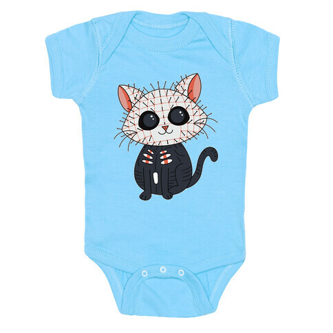 Hellraiser Pinhead Kitten Baby One-Piece