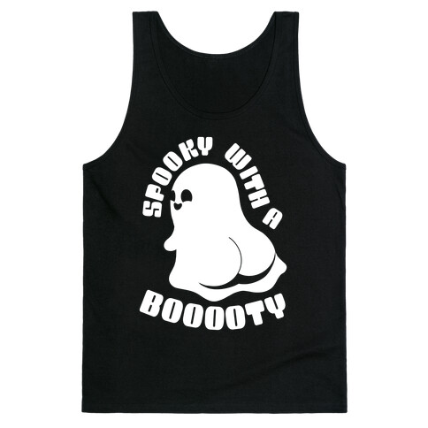 Spooky With A Booooty Ghost Tank Top