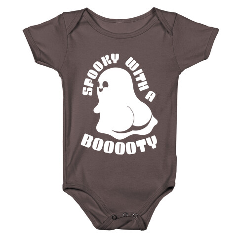 Spooky With A Booooty Ghost Baby One-Piece