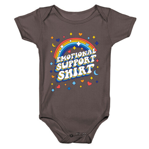 Emotional Support Shirt Baby One-Piece