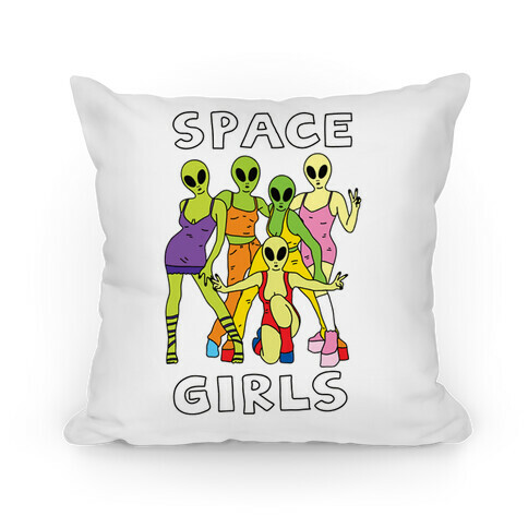 Space Girls Pillow