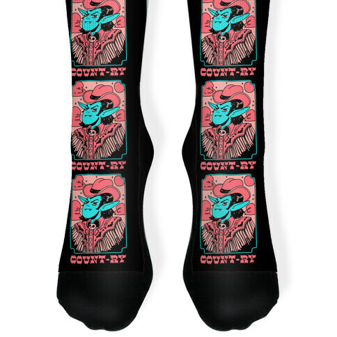 Count-ry Vampire Sock