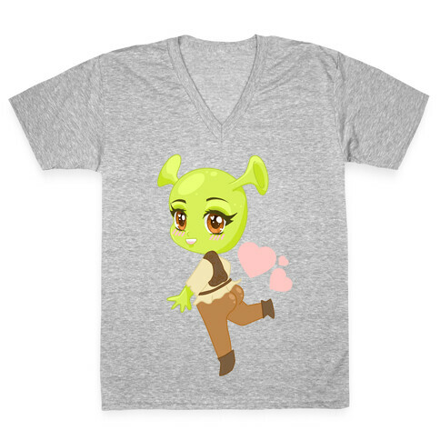 Shrek-Kun V-Neck Tee Shirt