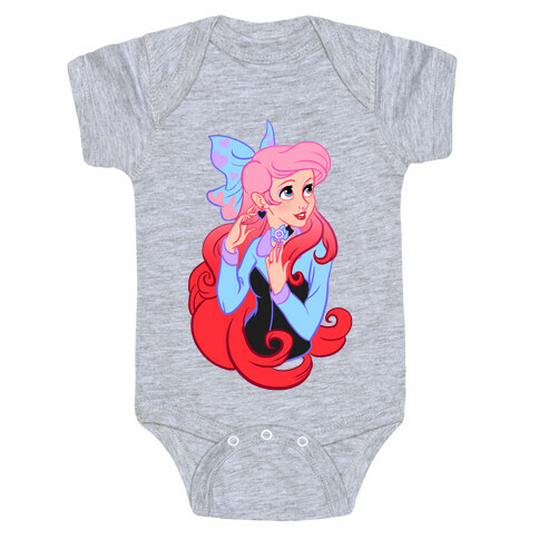 Pastel Ariel Parody Baby One-Piece