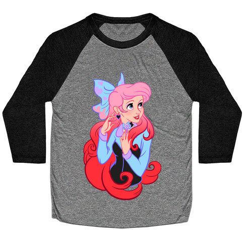 Pastel Ariel Parody Baseball Tee