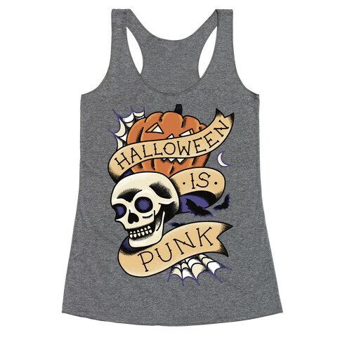 Halloween is Punk Racerback Tank Top